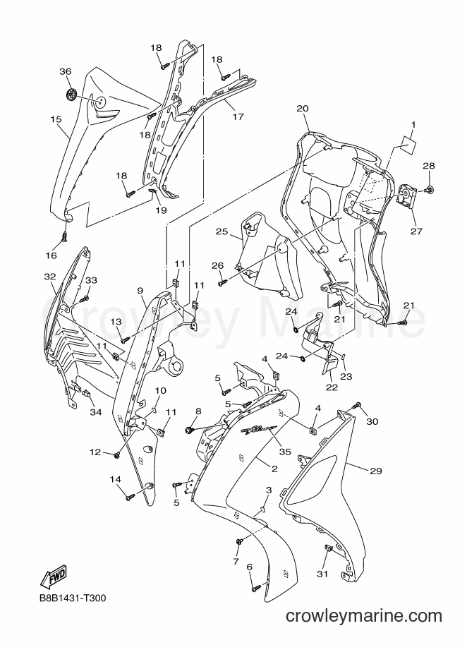 2018 Street Bike LTF125-A - LTF125-A (B8B2) [010] - LEG SHIELD