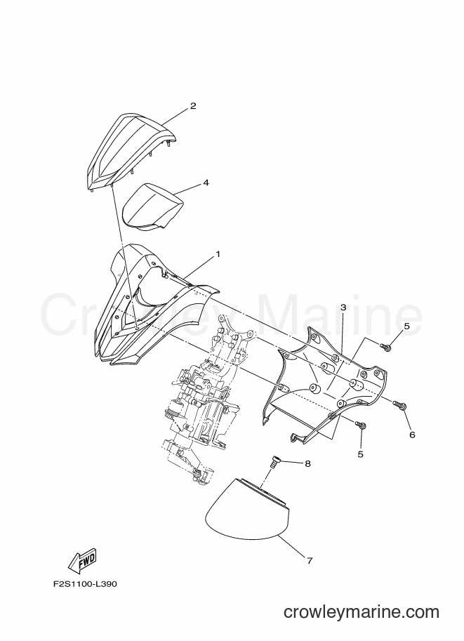 Yamaha Motors FA1800 (F2S4) [020] - STEERING 3