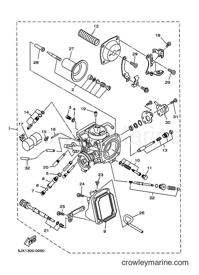 Yamaha Motors XVS250 (5KR2) [080] - CARBURETOR