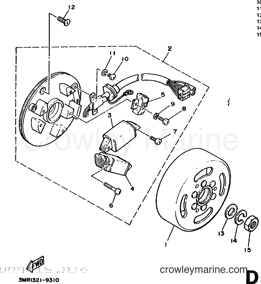 1992 Scooter DT50R - DT50R (4AD2) [999] - GENERATOR
