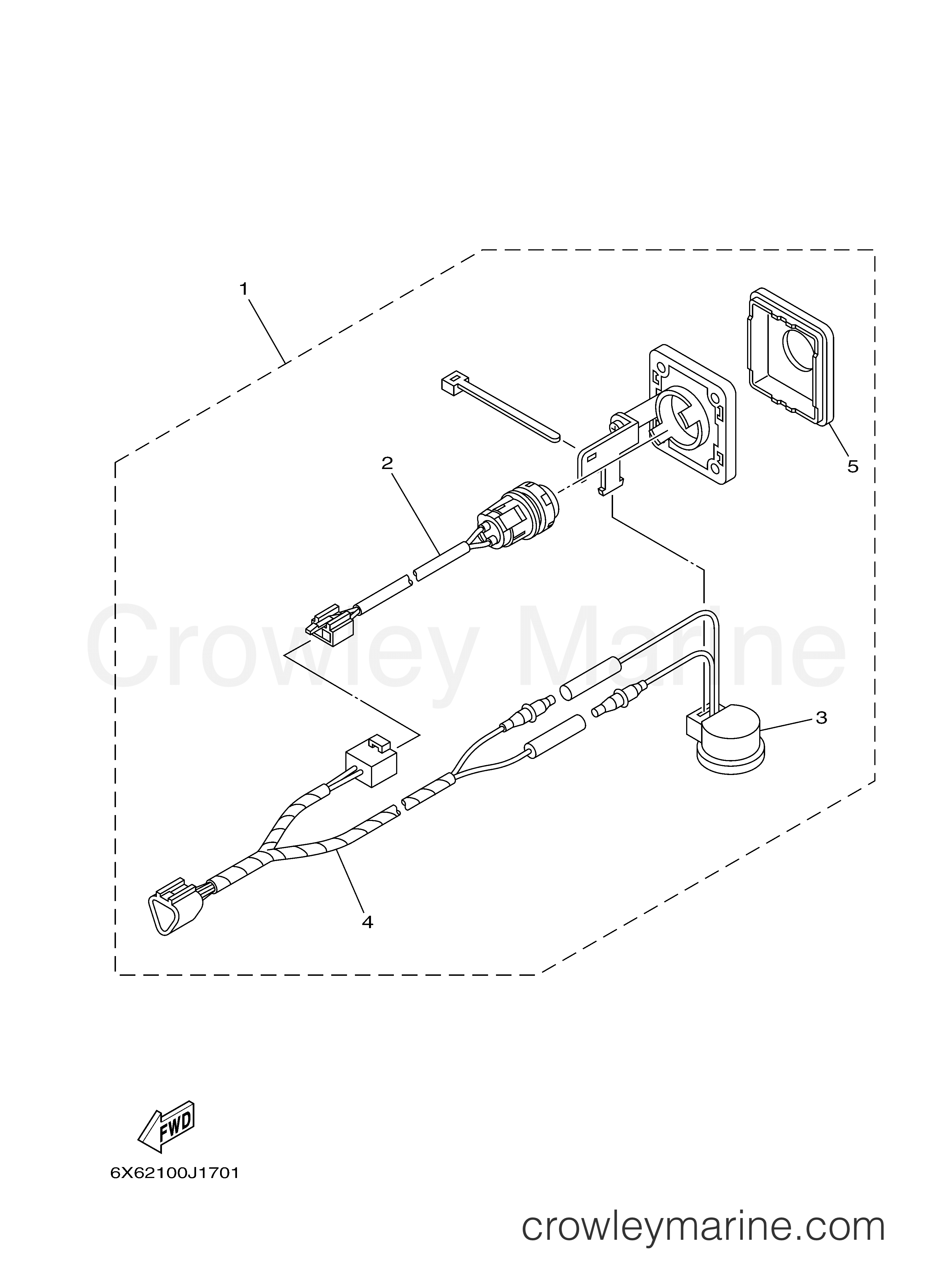 Various Years Rigging Parts Command Link - Command Link Plus 2010 SWITCH PANEL SINGLE (2ND HELM) section