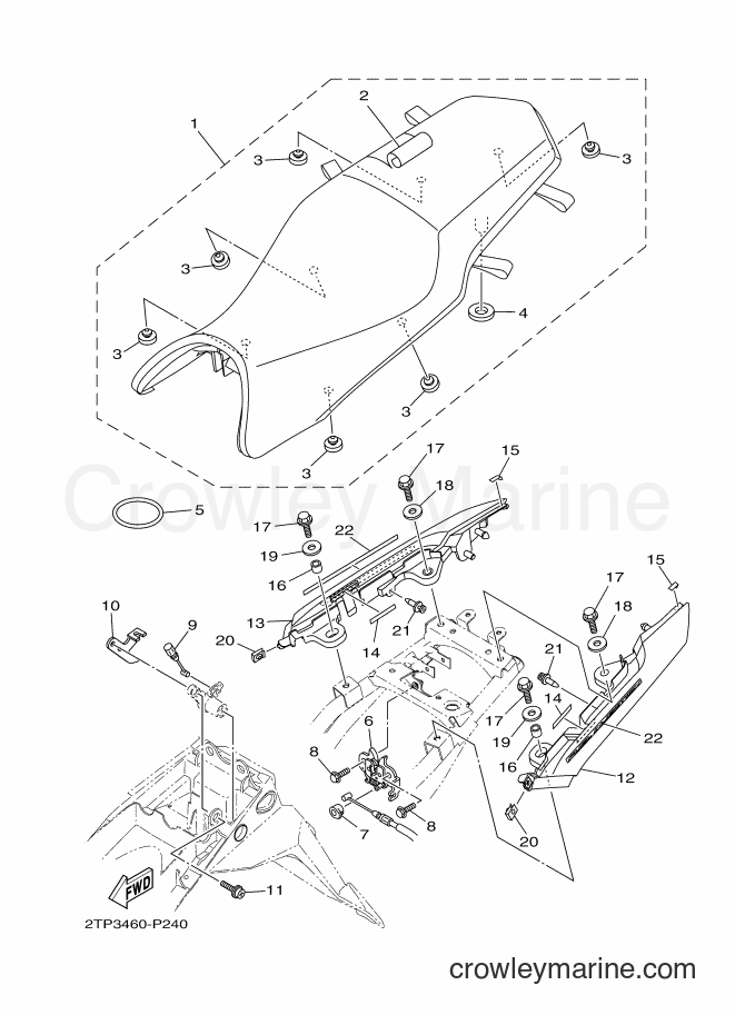 2015 Street Bike FZ150 - FZ150 (2TP3) [010] - SEAT