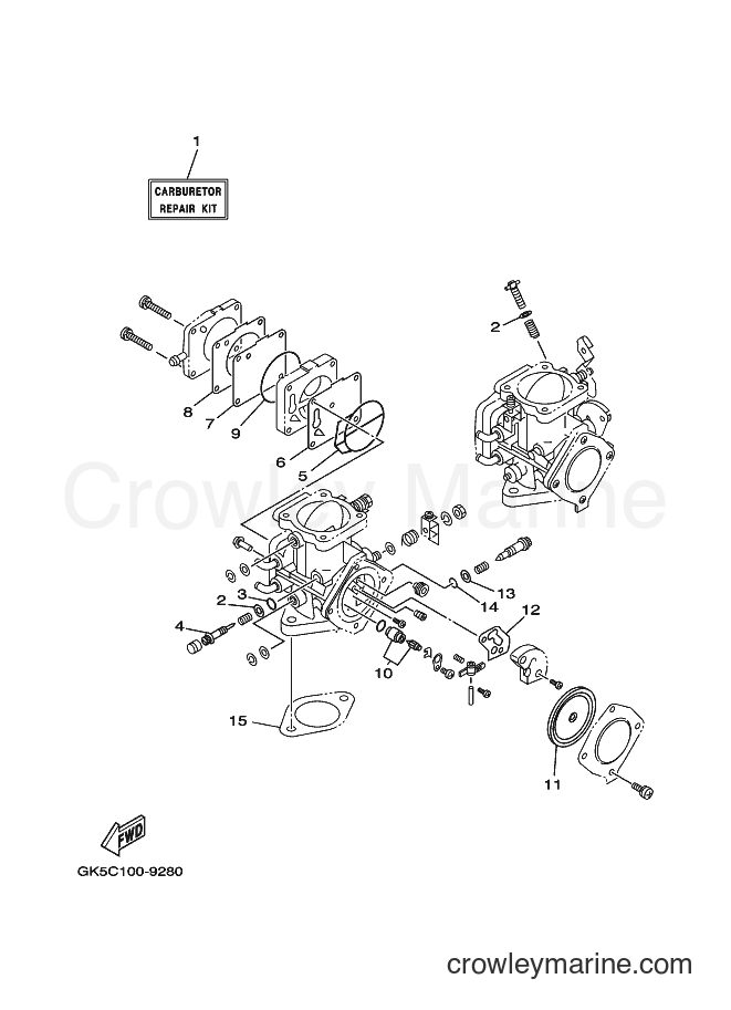 Yamaha Motors GP760Y (GP7C) [020] - REPAIR KIT 2