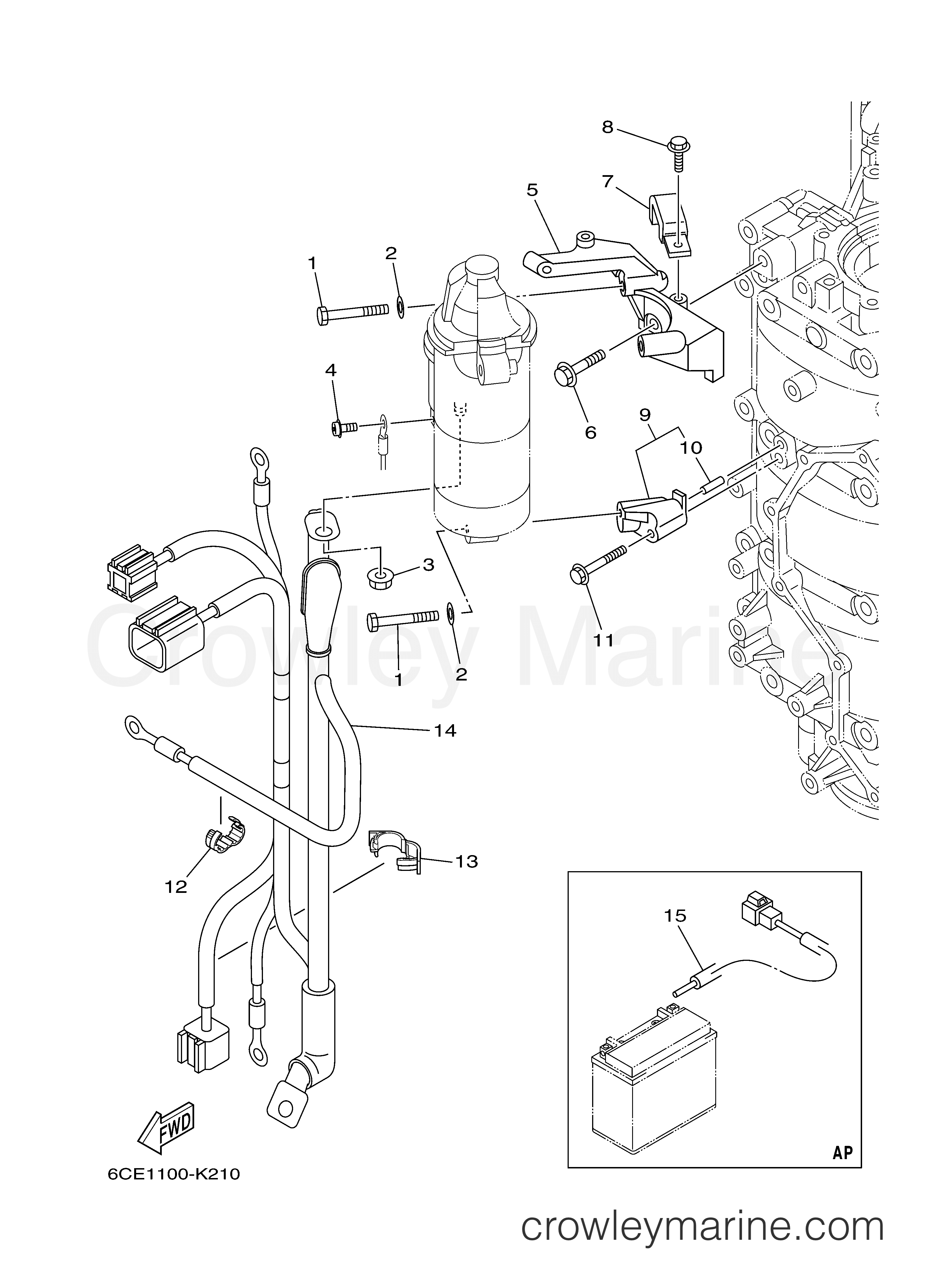 Yamaha Motors F300XCA - ELECTRICAL 5
