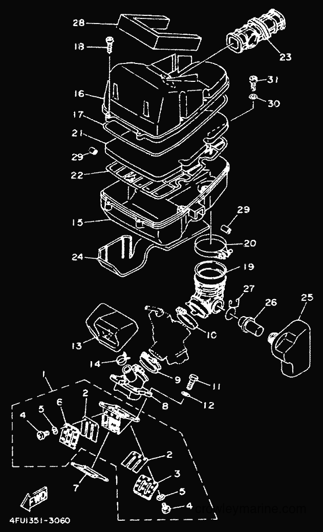 Yamaha Motors TDR125 (4GW3) [999] - INTAKE
