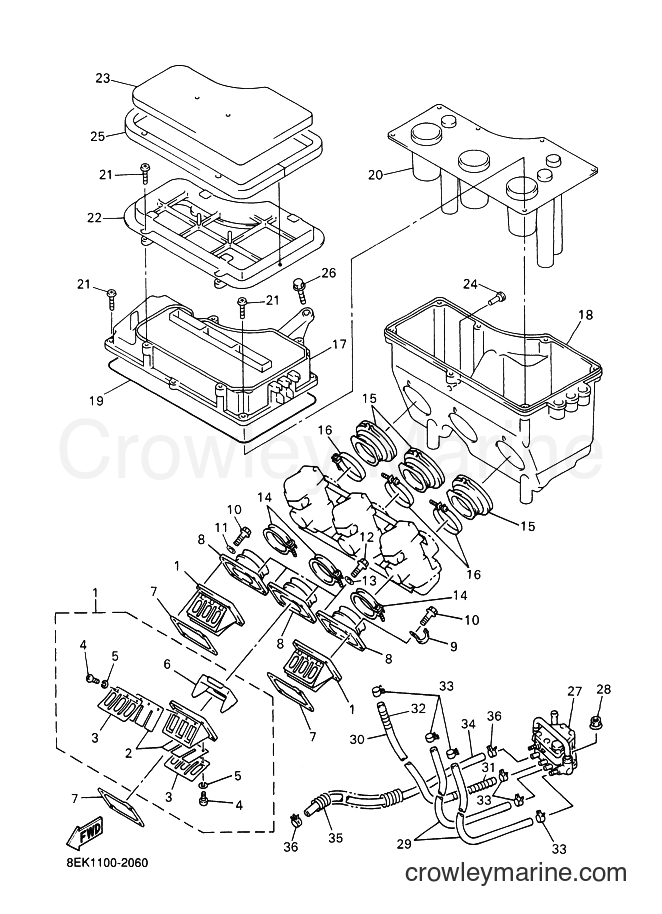 Yamaha Motors SXV70ER (8FB1) [030] - INTAKE