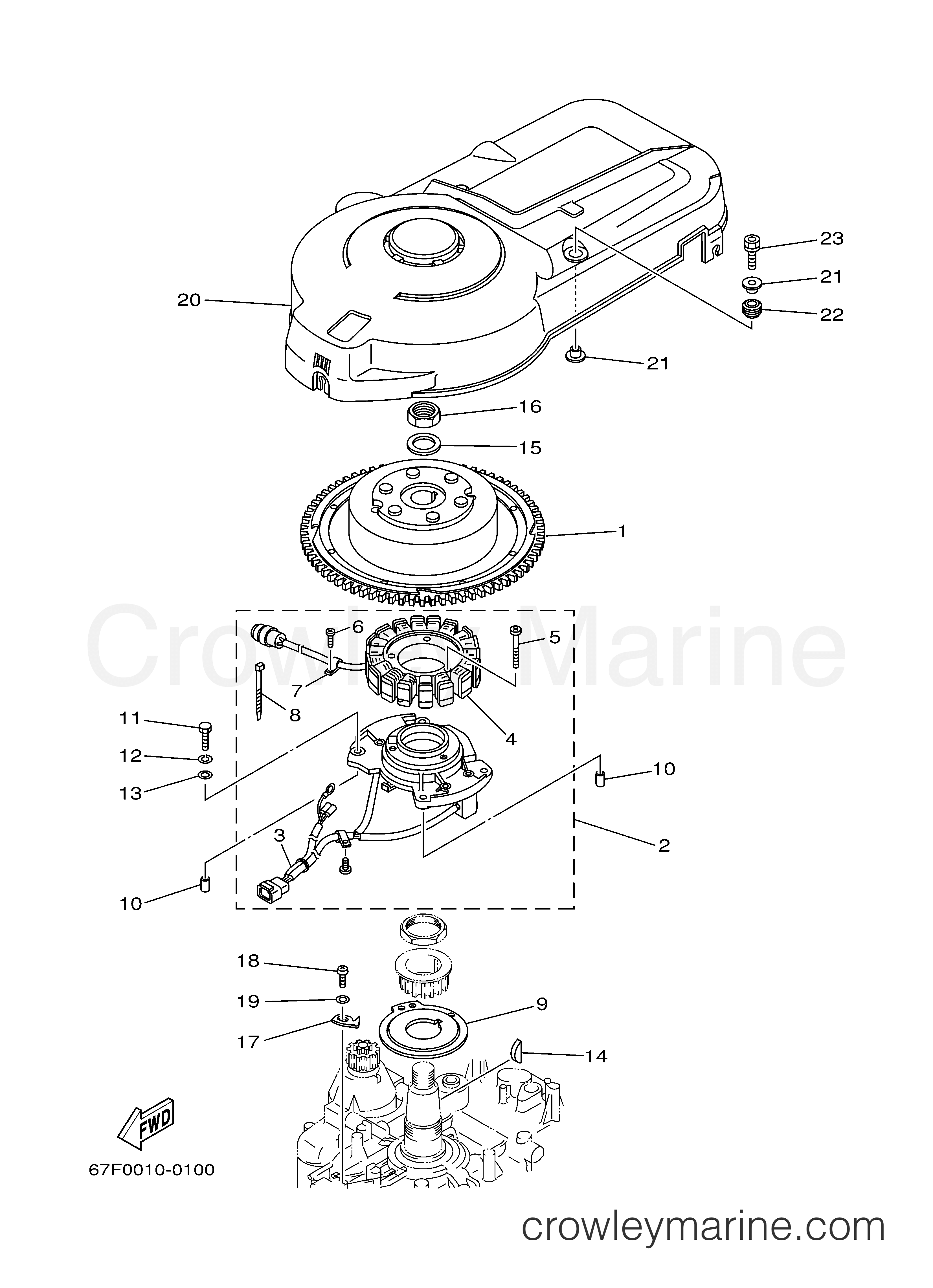 Yamaha Motors F80TLRZ - GENERATOR