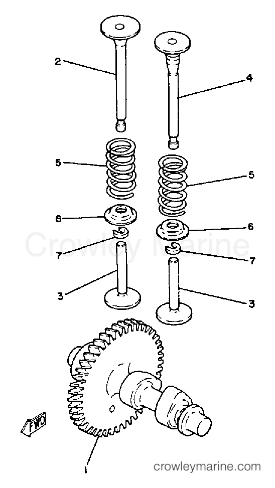 Yamaha Motors EF2000 - CAMSHAFT - VALVE