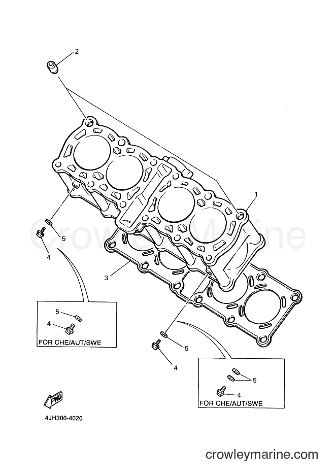 2000 Sport Bike YZF600R - YZF600R (4WE5) [010] - CYLINDER