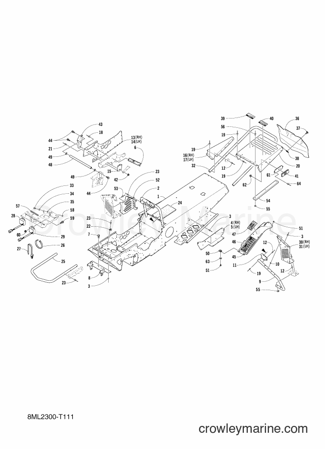 2018 Snowmobile SXR200 - SXR200 (8ML2) [010] - FRAME