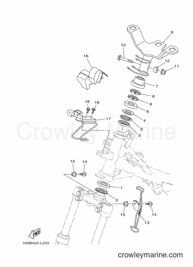 Yamaha Motors T115LE (16SC) [010] - STEERING 2