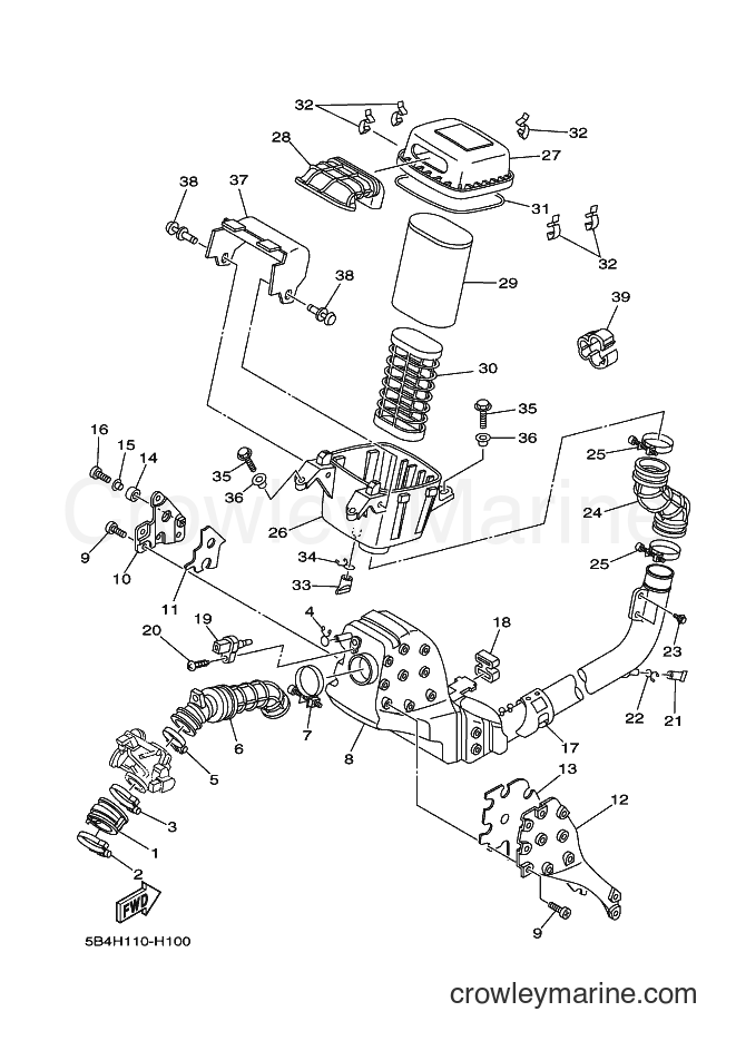 Yamaha Motors YXR700F (5B4V) [010] - INTAKE