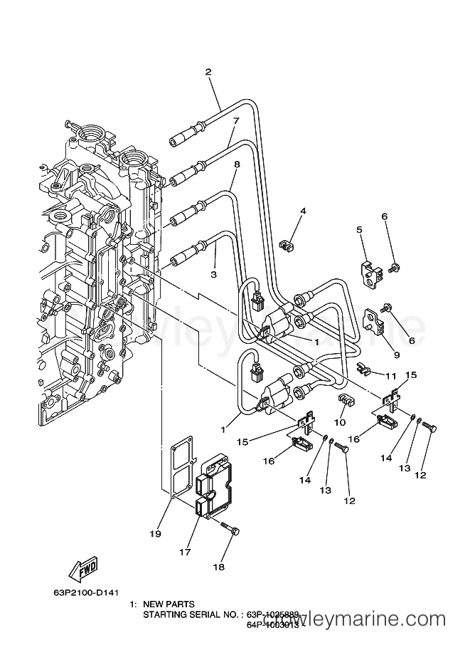 Yamaha Motors LF150TXRD (64P2) [030] - ELECTRICAL 1
