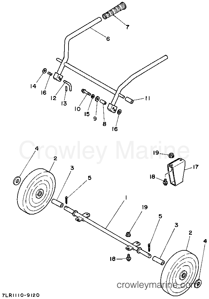 Yamaha Motors YG400D - FRONT WHEEL (OPTIONAL PARTS)