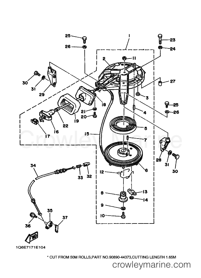 Yamaha Motors 15D (6E8) [040] - STARTER