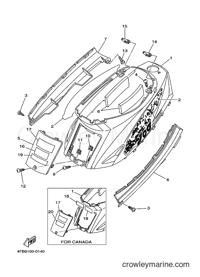Yamaha Motors CY50 (3SAB) [010] - SIDE COVER