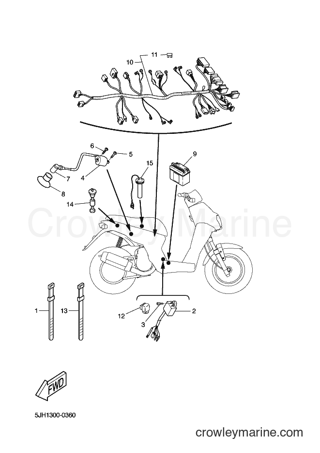 Yamaha Motors EW50 (5LH6) [020] - ELECTRICAL 2