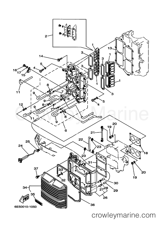 Yamaha Motors 115B (6E50) [120] - INTAKE