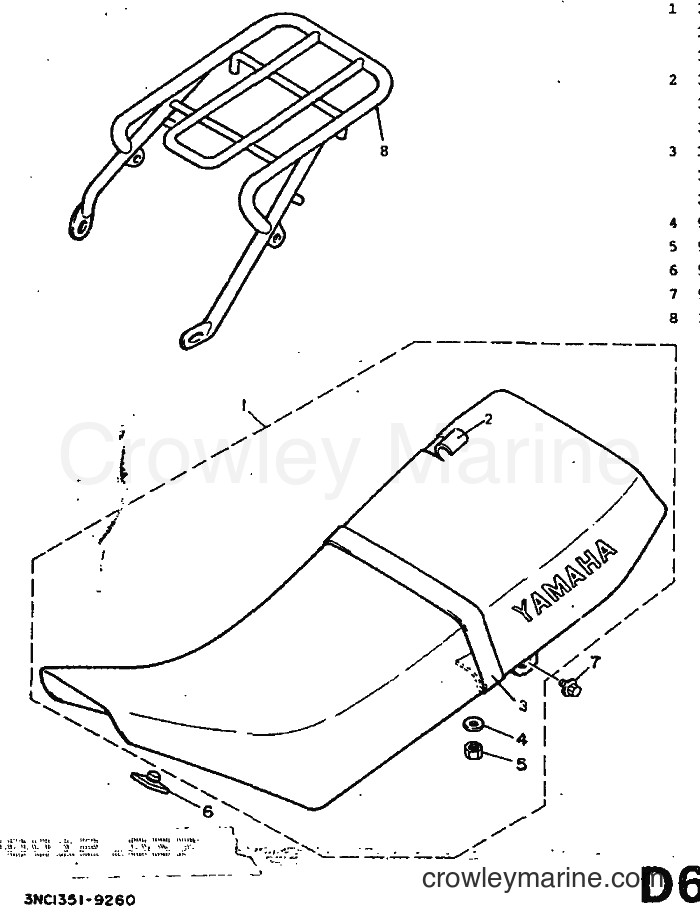 1991 Dirt Bike DT125R - DT125R (3PY3) [999] - SEAT
