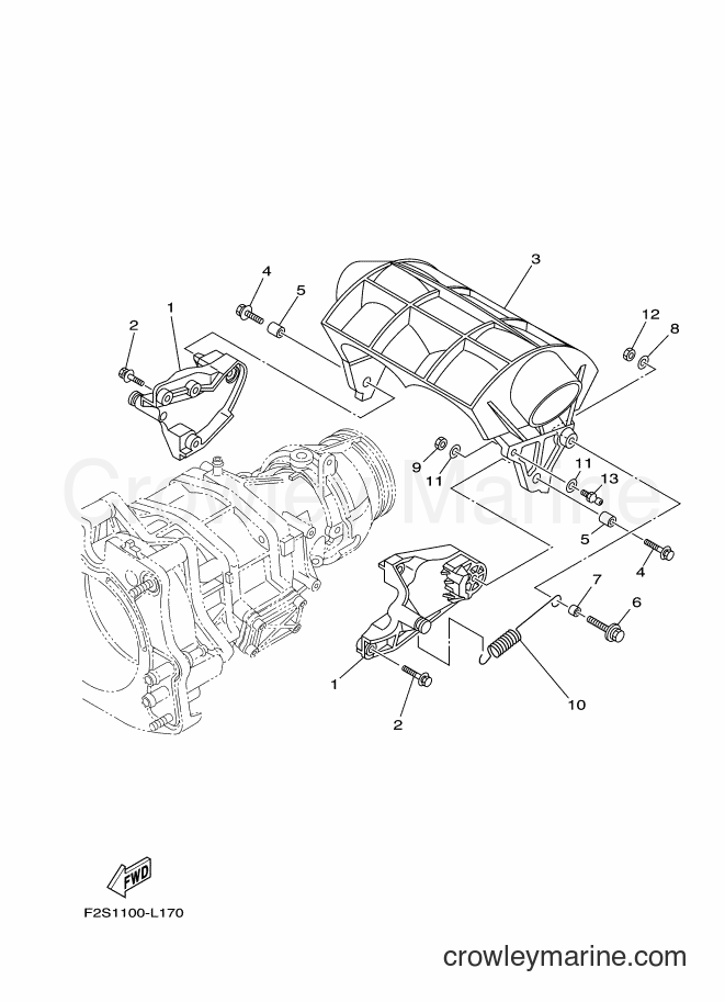 Yamaha Motors FA1800-L (F2S5) [010] - JET UNIT 3