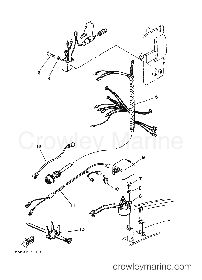 Yamaha Motors E60HMHDL (69DC) [050] - ELECTRICAL 2