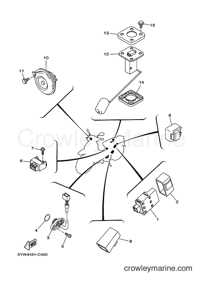 2006 Scooter JCA-110E - JCA-110E (5YWE) [010] - ELECTRICAL 2