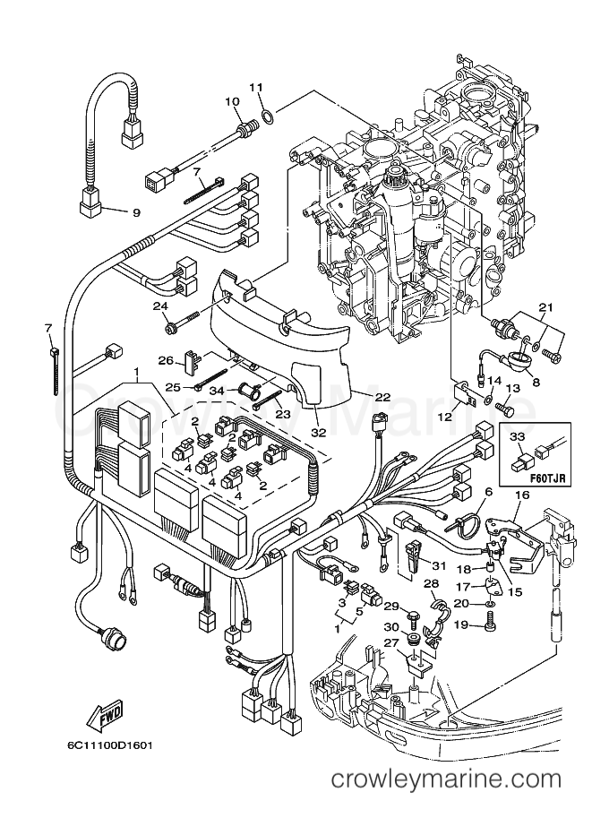 Yamaha Motors F60TJRD (6C51) [040] - ELECTRICAL 3