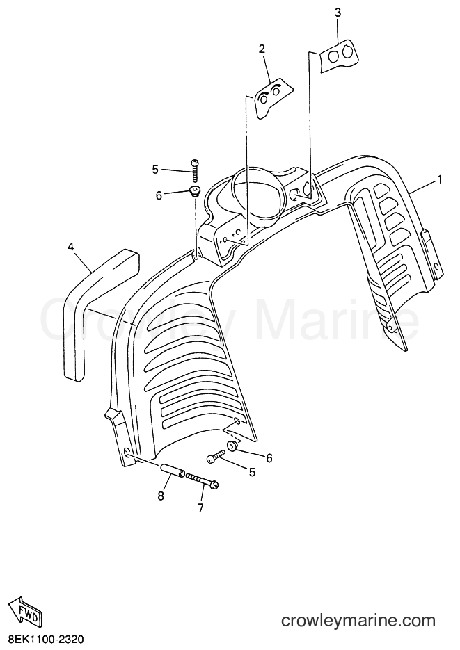 Yamaha Motors SXV70ER (8FB4) [010] - INSTRUMENT PANEL