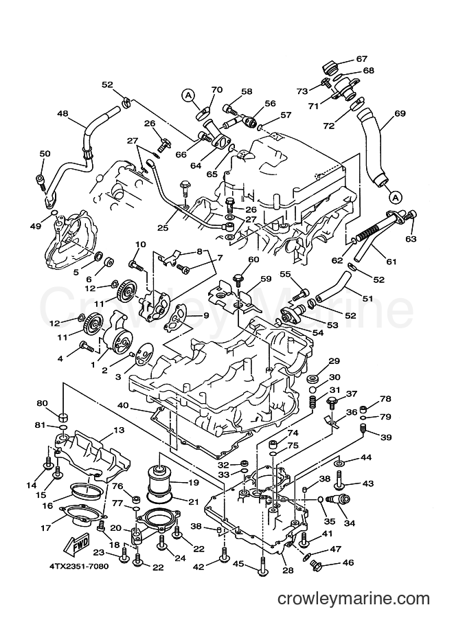 Yamaha Motors TDM850 (4TX6) [040] - OIL PUMP