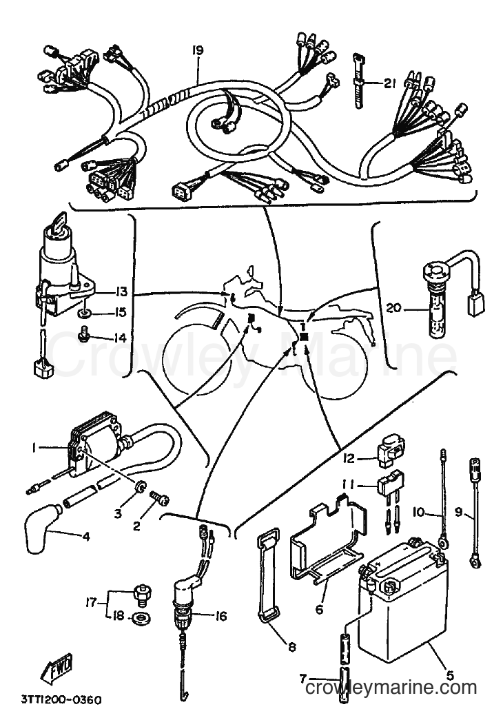 1991 Dirt Bike DT175 - DT175 (3FJ4) [010] - ELECTRICAL 1