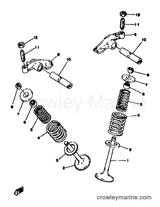 Yamaha Motors SR500 (2J4) [999] - VALVE
