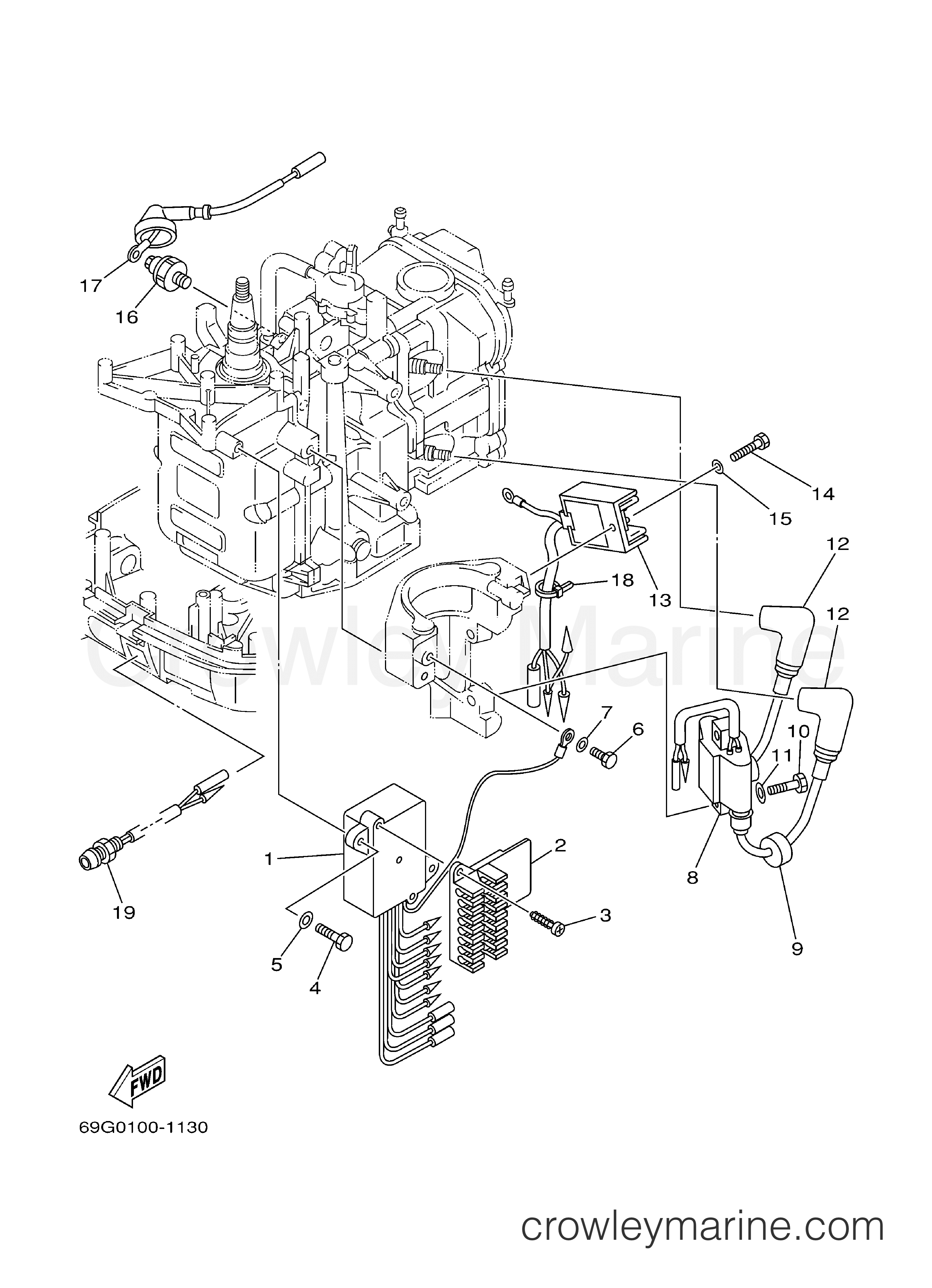 Yamaha Motors T8PLHD - ELECTRICAL 1