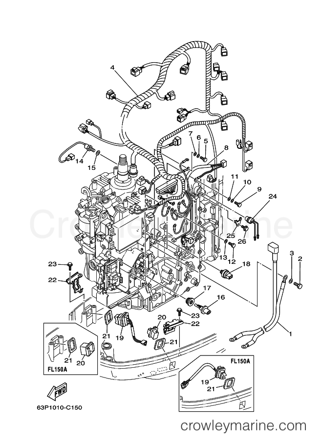 Yamaha Motors FL150AETL (64P1) [090] - ELECTRICAL 3