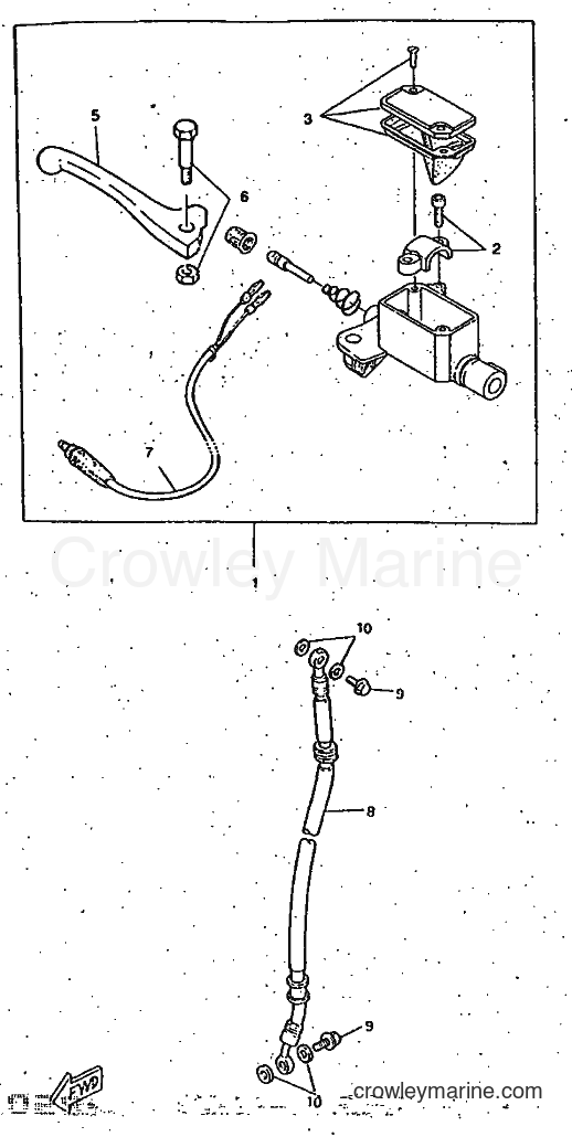 1997 Scooter CW50RS - CW50RS (4TDD) [999] - FRONT MASTER CYLINDER