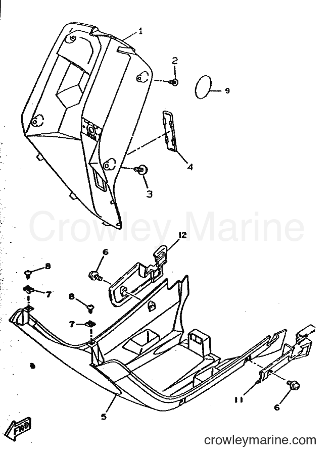 1998 Scooter CW50 - CW50 (4RW3) [010] - LEG SHIELD