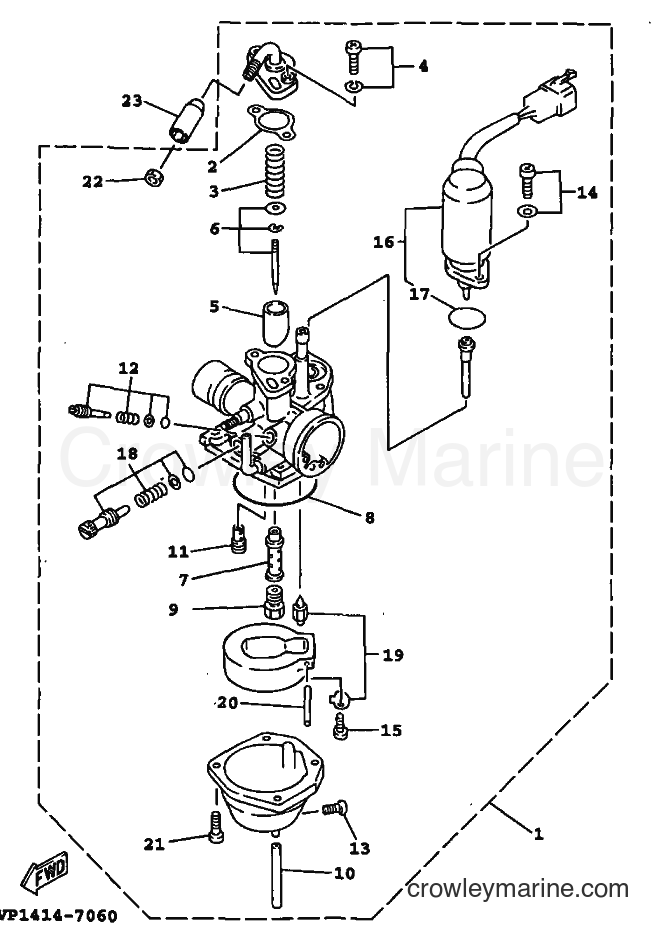 1999 Scooter YW100 - YW100 (4VPG) [010] - CARBURETOR