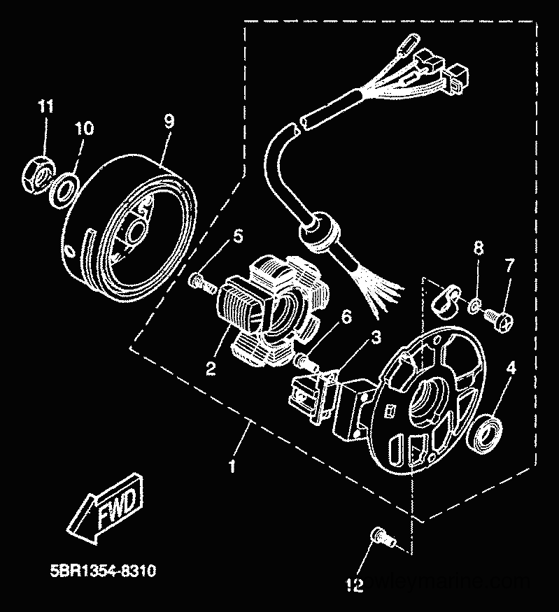 Yamaha Motors YQ50 (5HEK) [010] - GENERATOR
