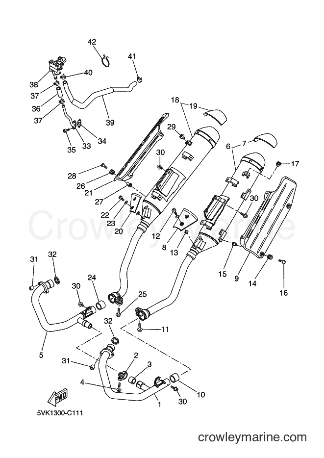 2006 Dirt Bike XT660X - XT660X (1D26) [020] - EXHAUST