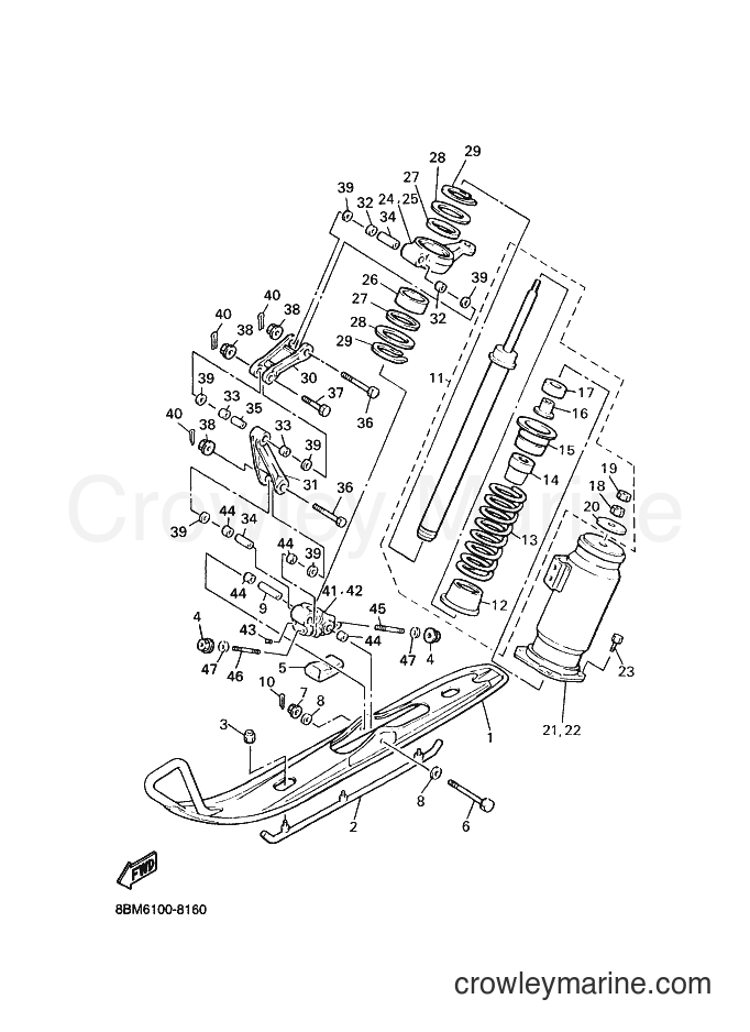 Yamaha Motors VT480TF (8BM7) [010] - SKI