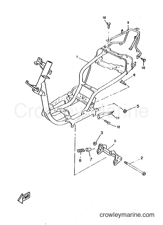 Yamaha Motors CW50RS (4VB4) [010] - FRAME