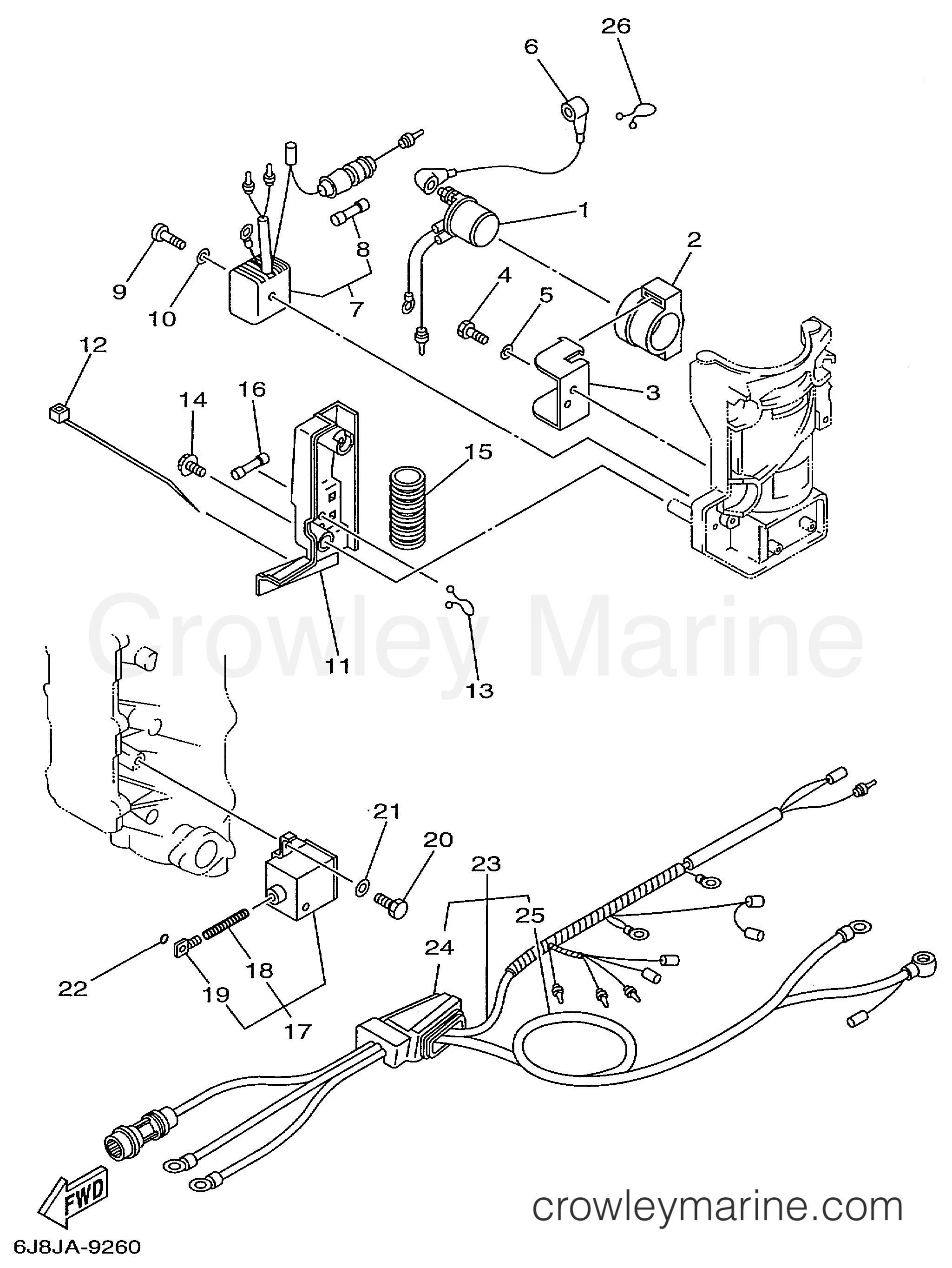 Yamaha Motors 30MLHY - ELECTRICAL 2 30ER