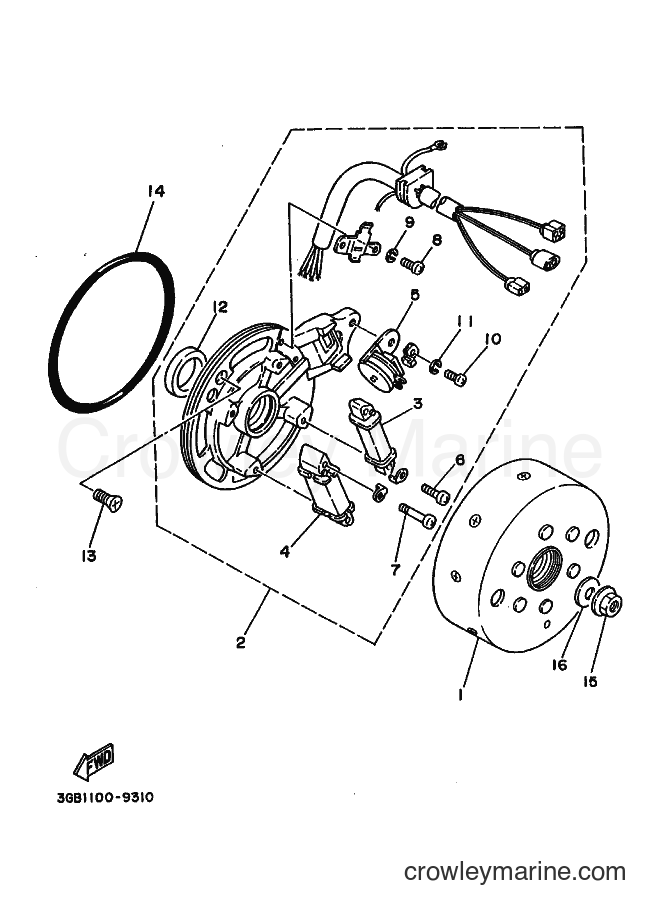 1989 ATV YFM100 - YFM100 (3GB1) [030] - GENERATOR