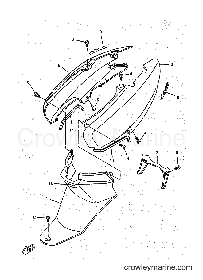 Yamaha Motors YN50 (5AD6) [010] - SIDE COVER