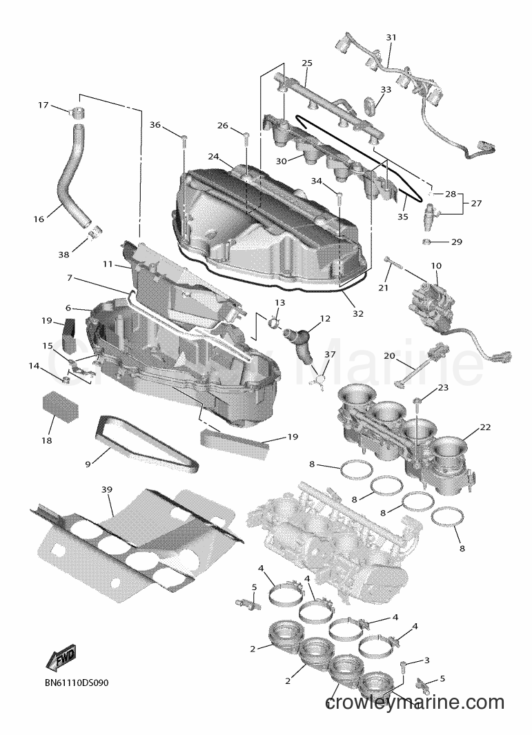 2017 Sport Bike YZF600 - YZF600 (BN63) [010] - INTAKE