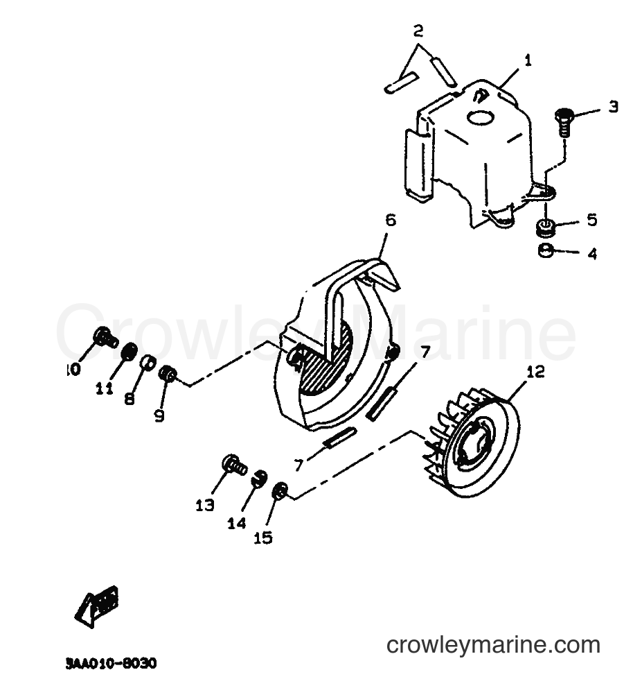 1992 Scooter CW50 - CW50 (4EY1) [999] - AIR SHROUD & FAN