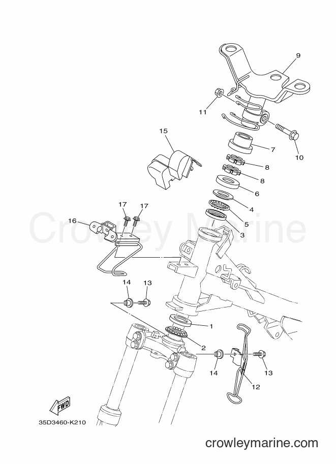 Yamaha Motors T115LE (35D4) [010] - STEERING