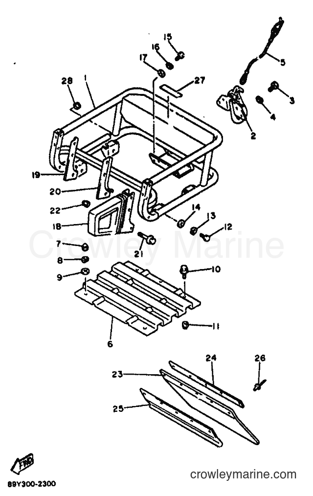 1993 Snowmobile ET410TR - ET410TR (89Y2) [010] - BUMPER