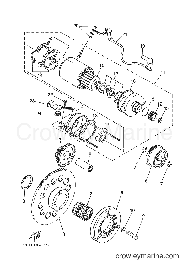 2010 Dirt Bike XT660Z - XT660Z (11D4) [030] - STARTER