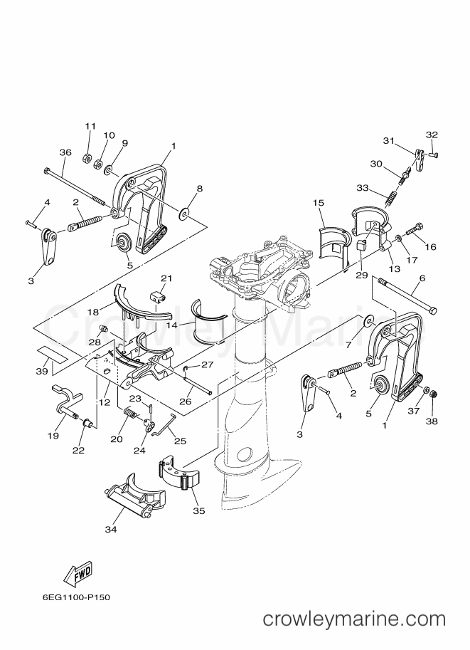Yamaha Motors F2.5MHB (6EG2) [060] - BRACKET