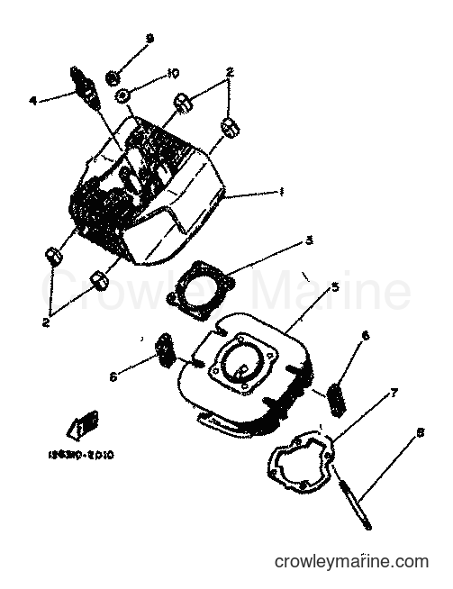 1982 Street Bike RD80 - RD80 (12G) [999] - CYLINDER
